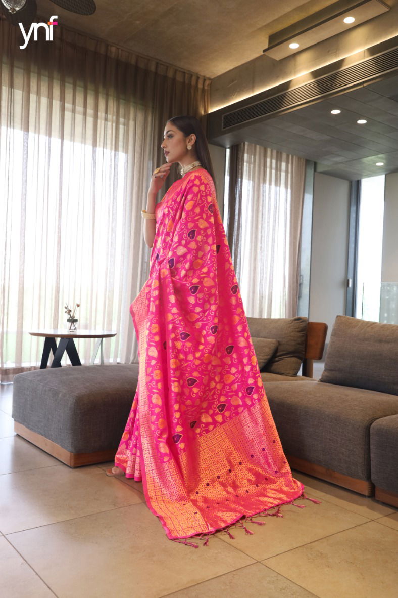 Ynf Netflix Festive Wear Latest Poly Silk Saree Collection